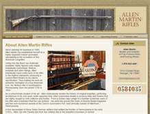 Tablet Screenshot of allenmartinrifles.net